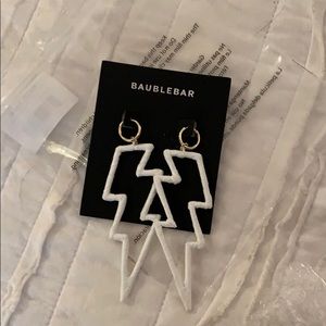 Bauble bar lighting bolt earrings